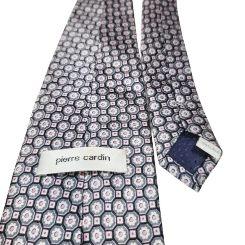 Pierre Cardin Paris 100% Silk Tie - Picture 3 of 3